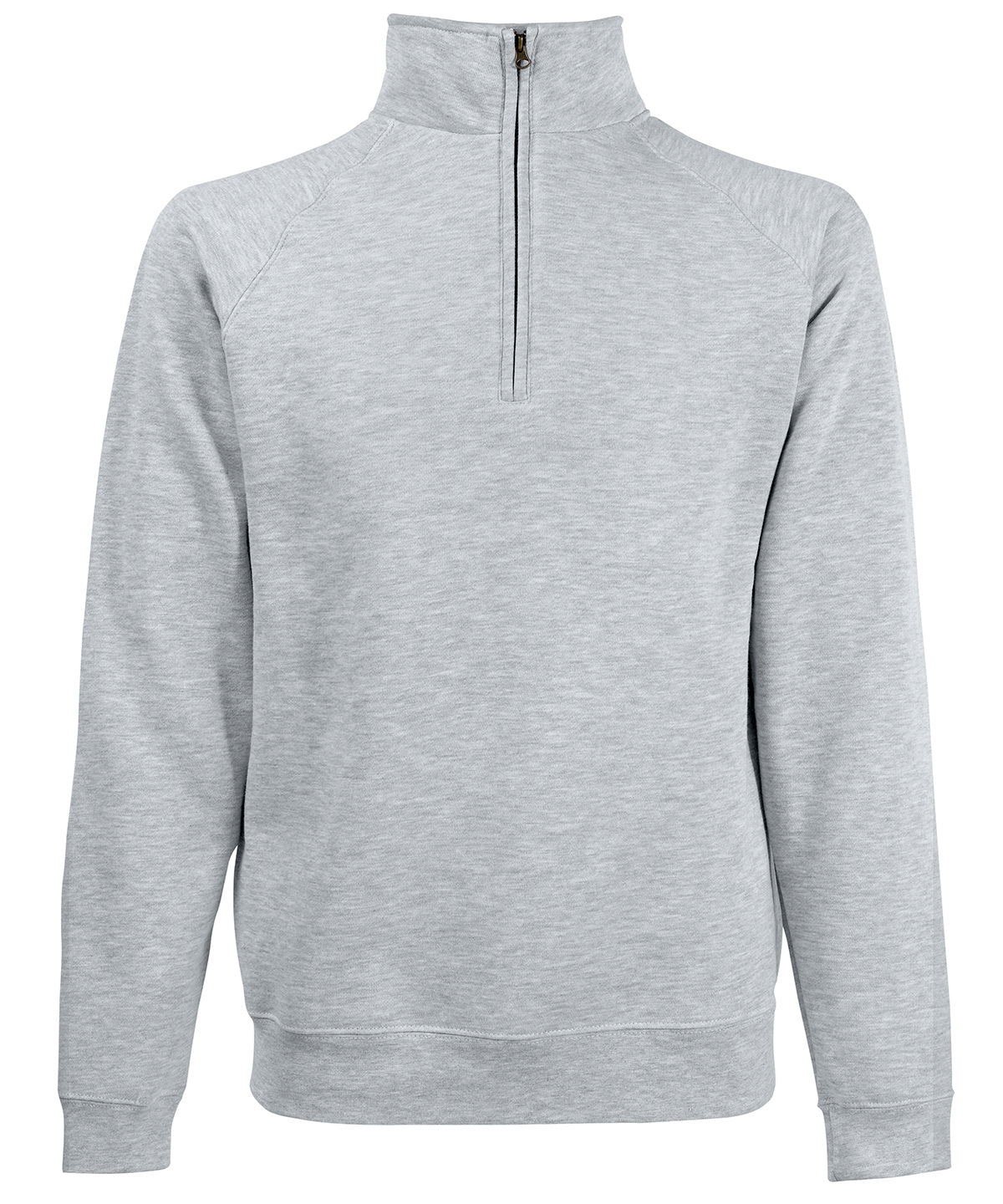 Fruit of the Loom SS830 — Premium 70/30 zip-neck sweatshirt