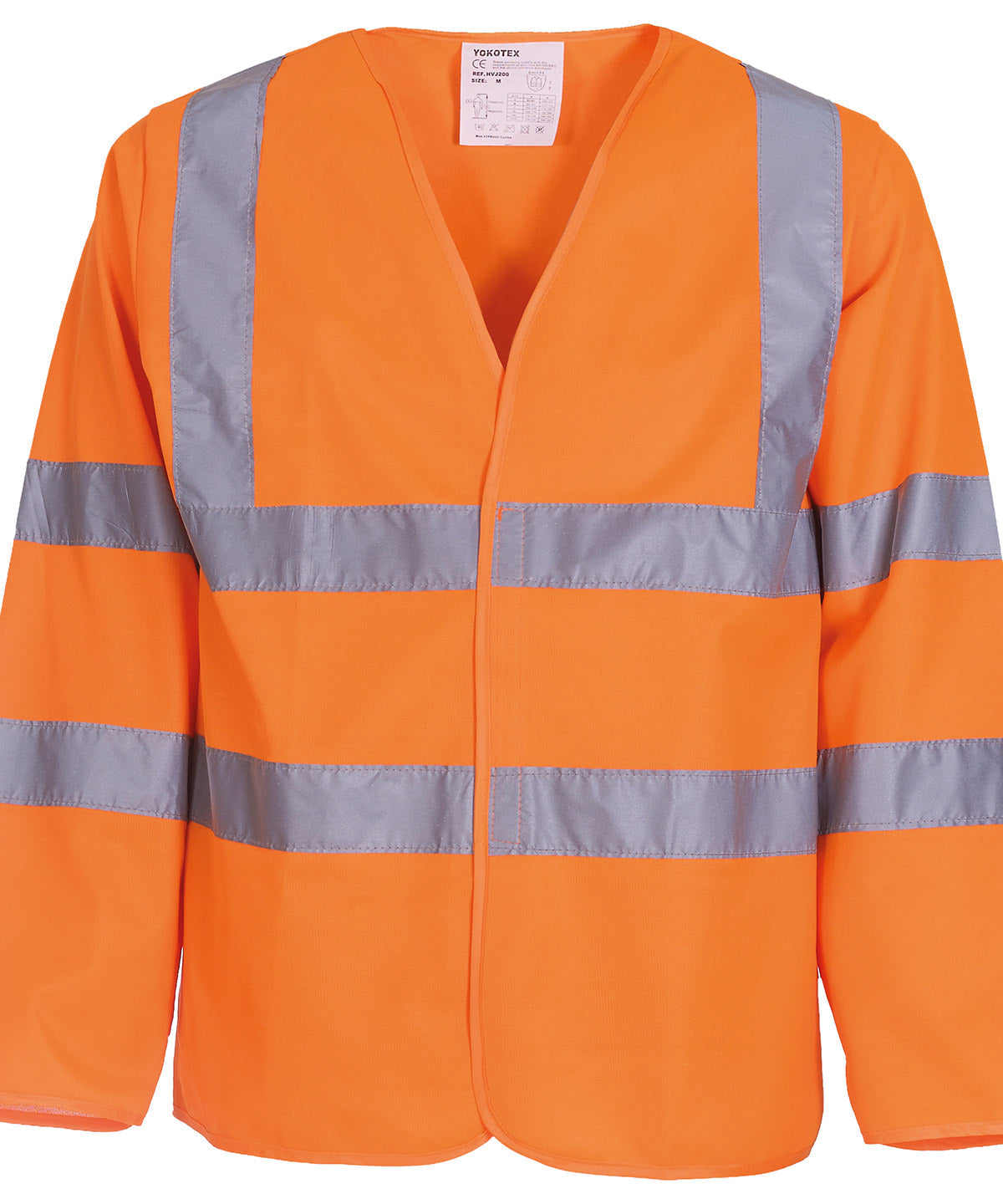 Yoko YK007 — Hi-vis long sleeve waistcoat (HVJ200)