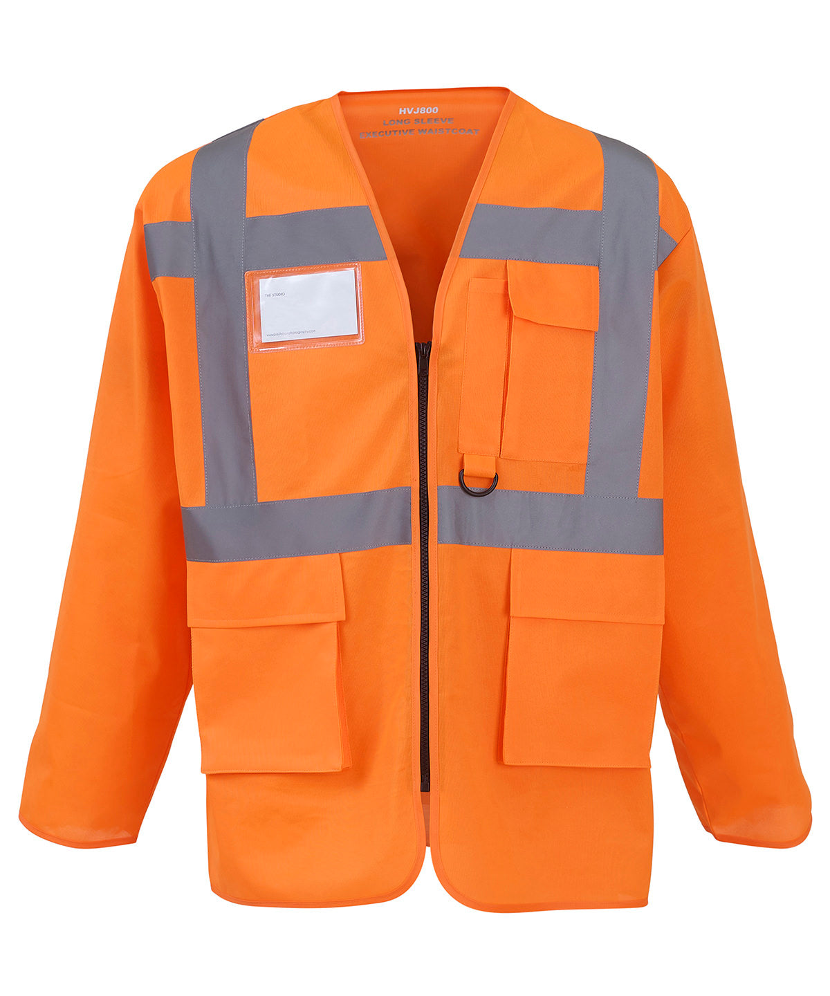 Yoko YK014 — Hi-vis executive long sleeve waistcoat (HVJ800)