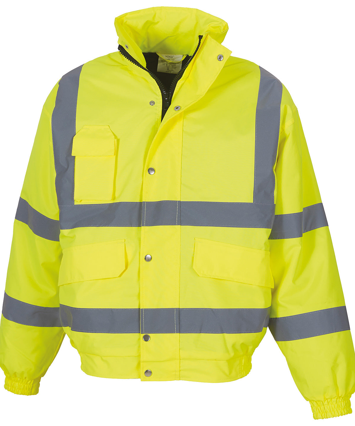 Yoko YK043 — Hi-vis classic bomber jacket (HVP211)
