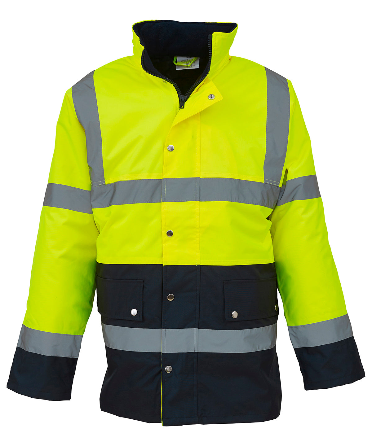 Yoko YK048 — Hi-vis two-tone motorway jacket (HVP302)