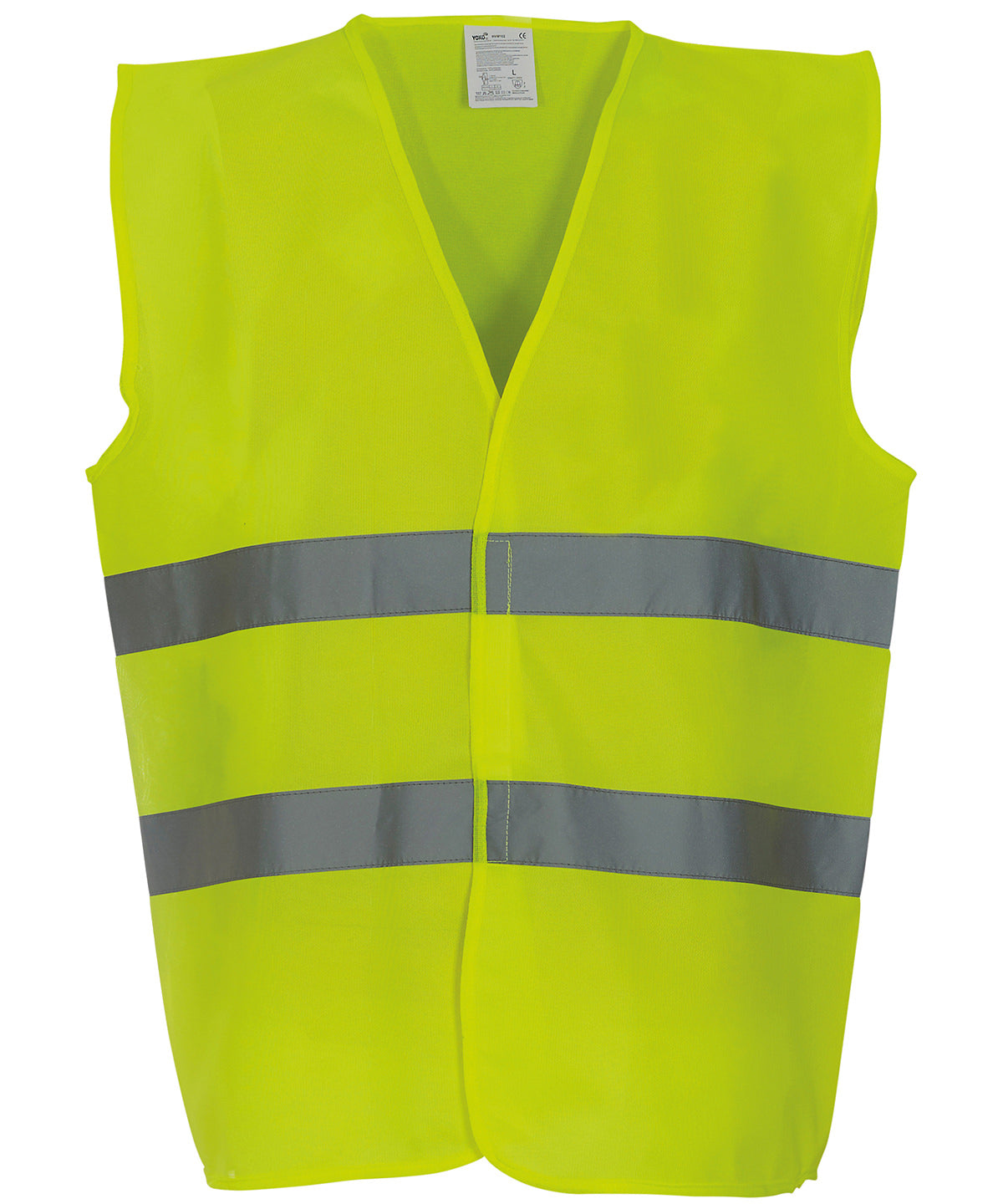 Yoko YK003 — Hi-vis 2-band waistcoat (HVW102)