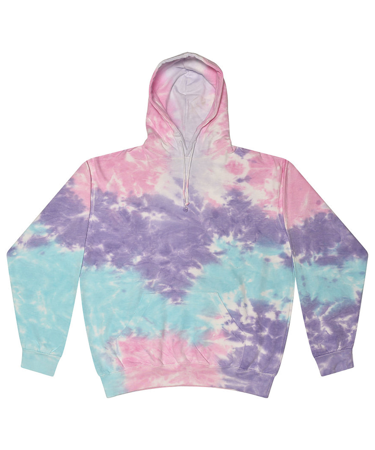 Colourtone TD31M — Rainbow tie-dye hoodie