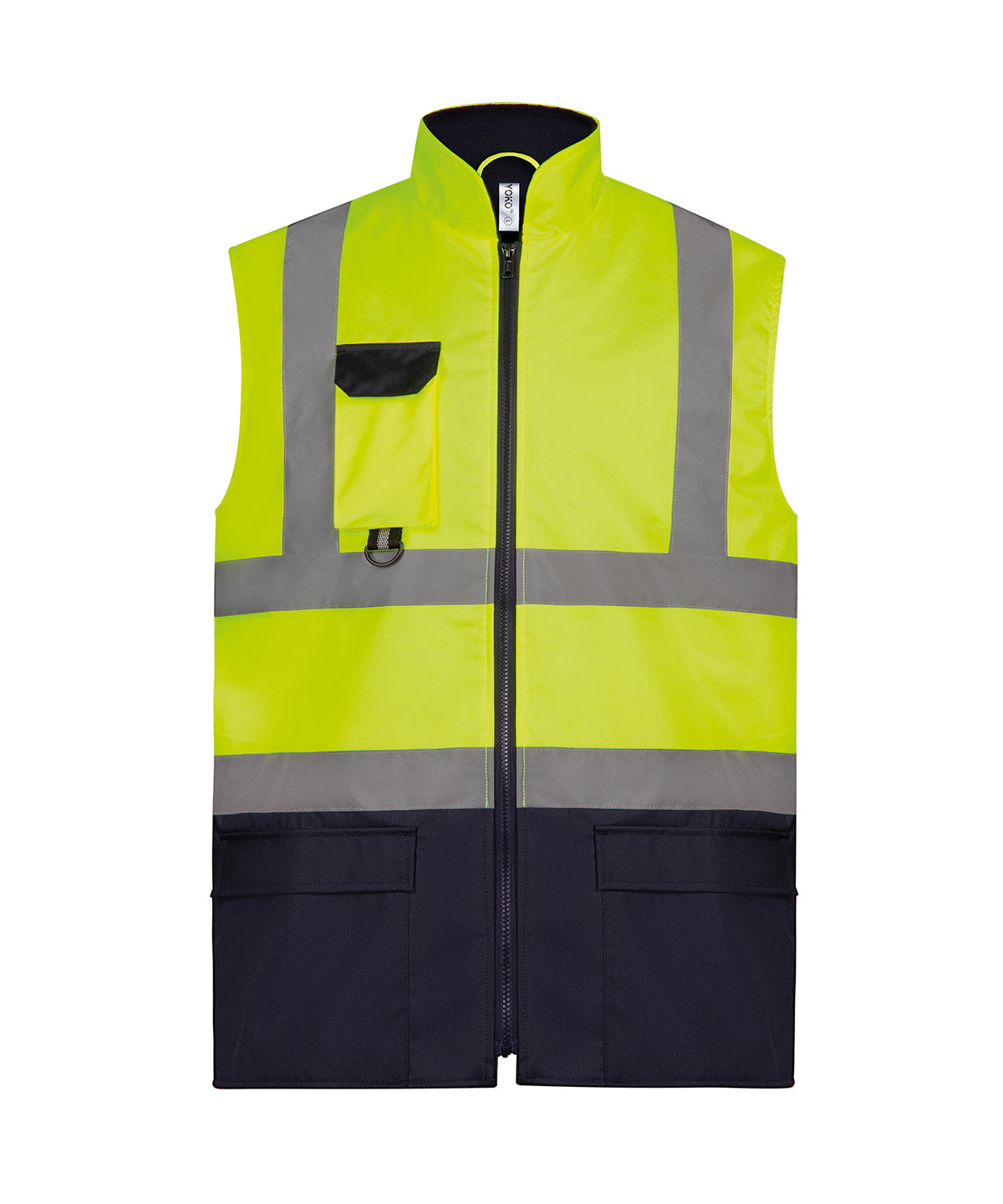 Yoko YK105 — Hi-vis padded bodywarmer (HV005)