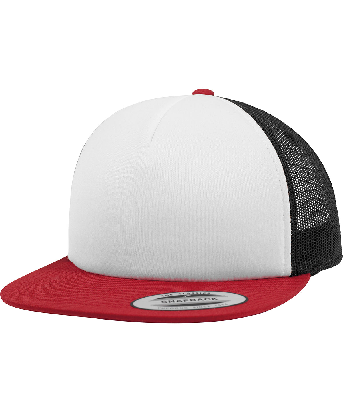Flexfit by Yupoong YP076 — Foam trucker with white front (6005FW)
