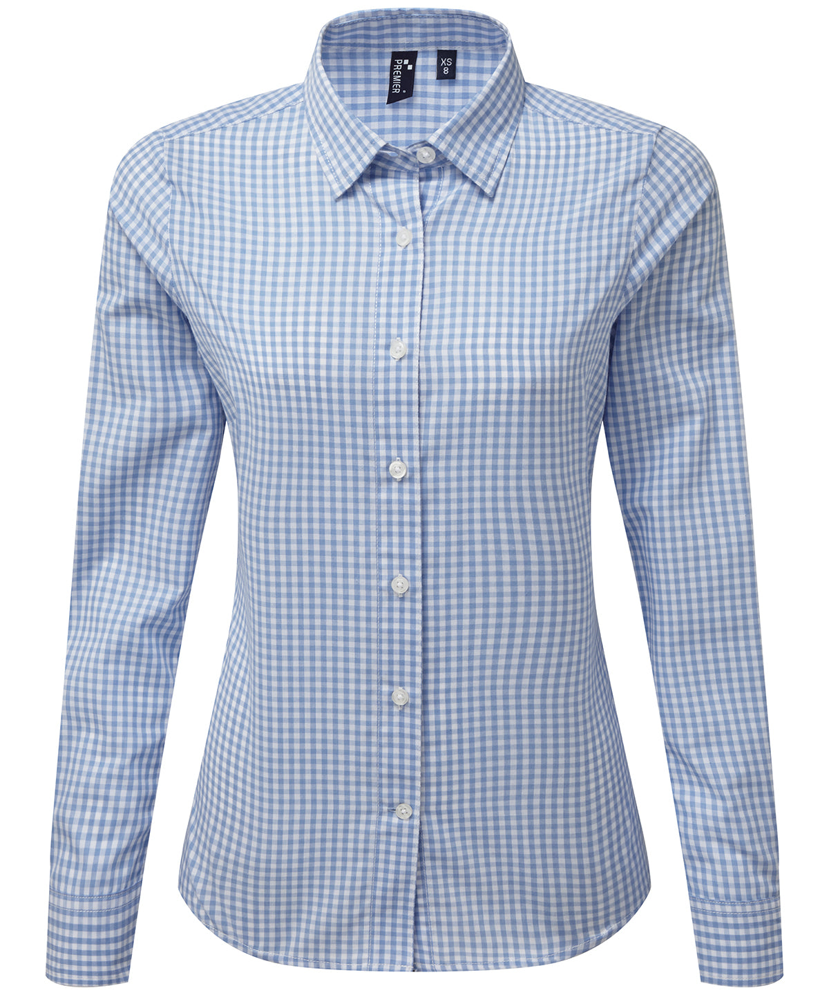 Premier PR352 — Women's Maxton check long sleeve shirt