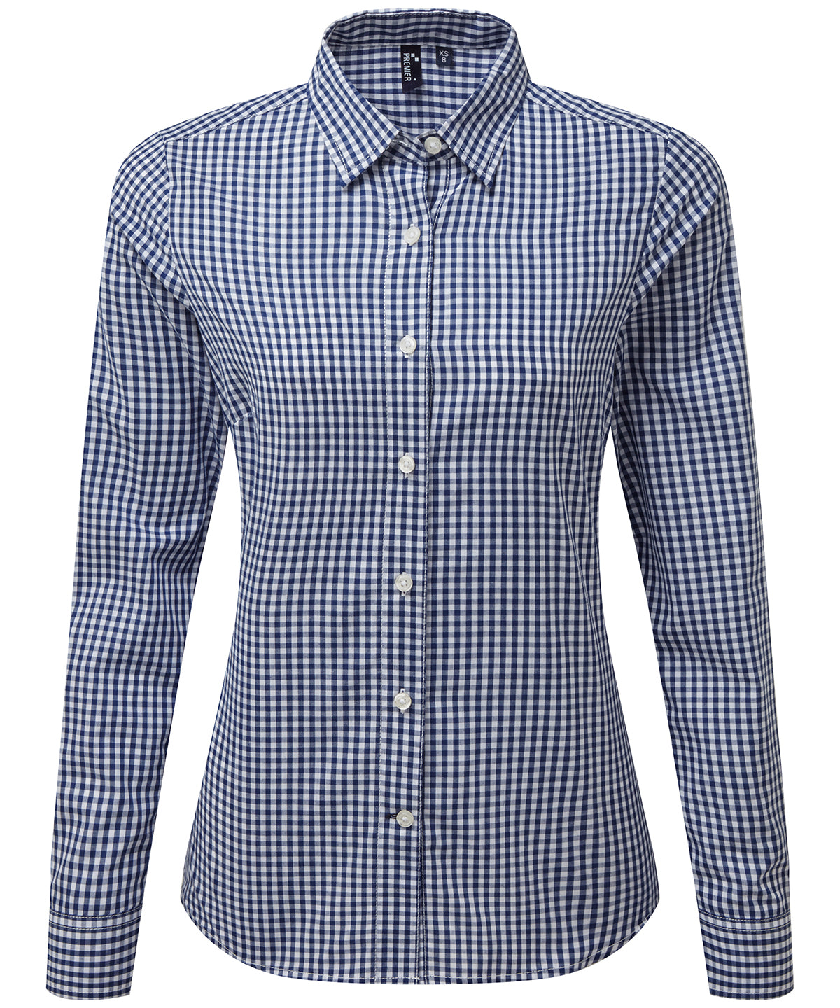 Premier PR352 — Women's Maxton check long sleeve shirt