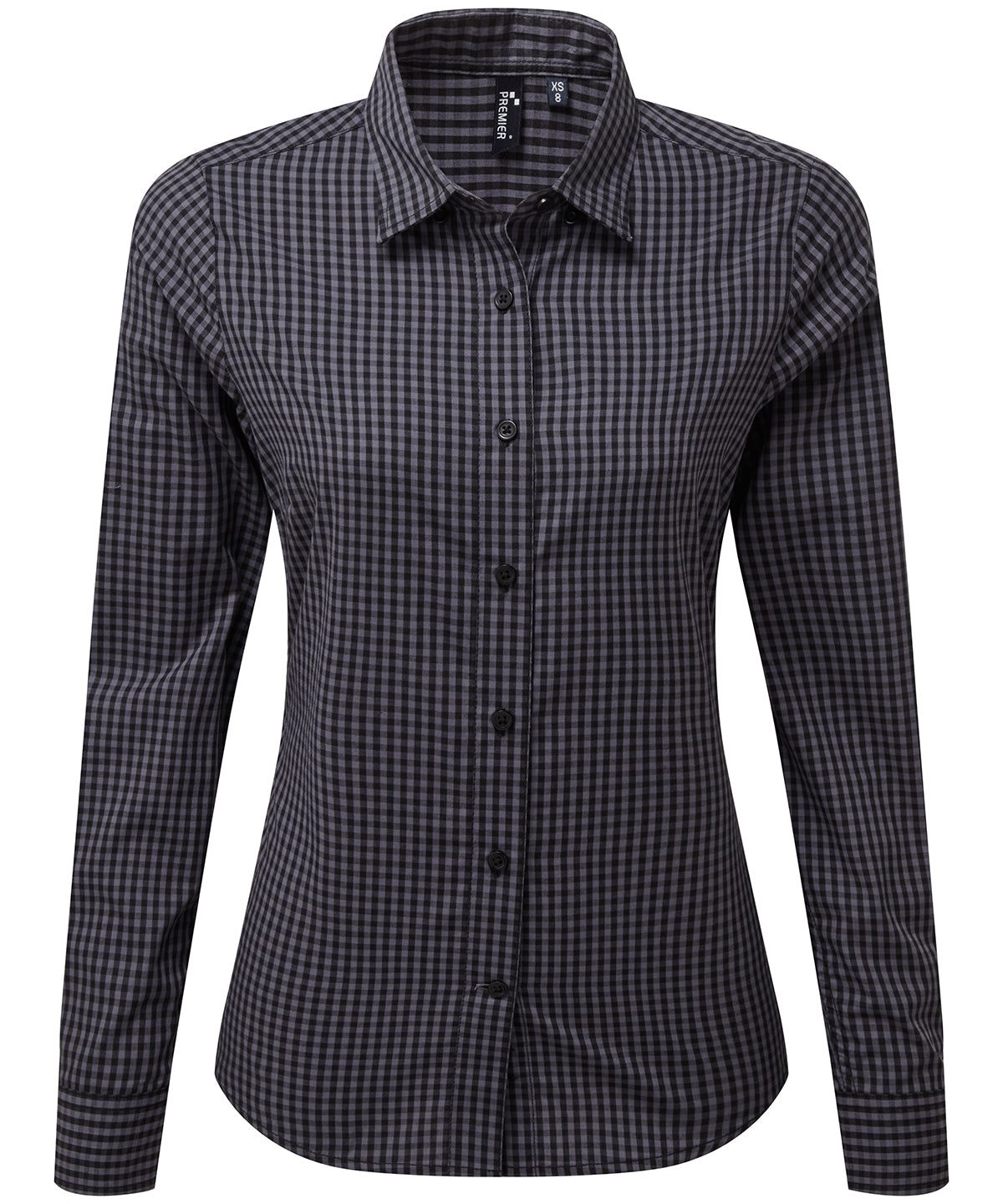Premier PR352 — Women's Maxton check long sleeve shirt