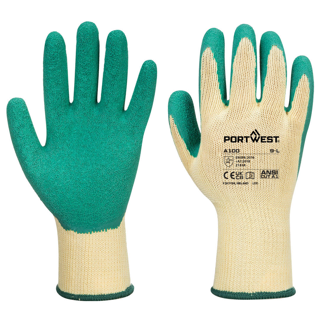 Portwest A100 — Grip 10 Latex Glove