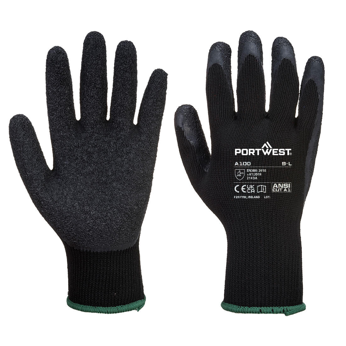 Portwest A100 — Grip 10 Latex Glove