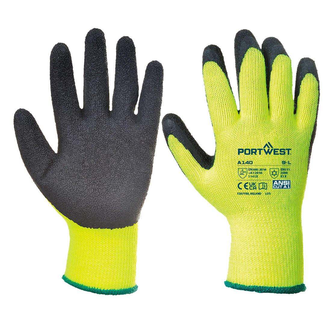 Portwest A140 — Cold 10 Latex Crinkle Glove