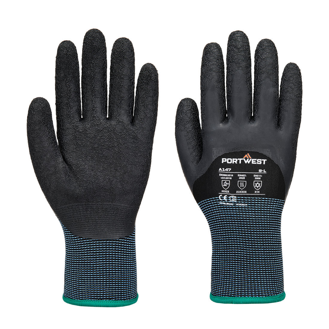 Portwest A147 — Cold 13 Latex 3/4 Dipped Glove