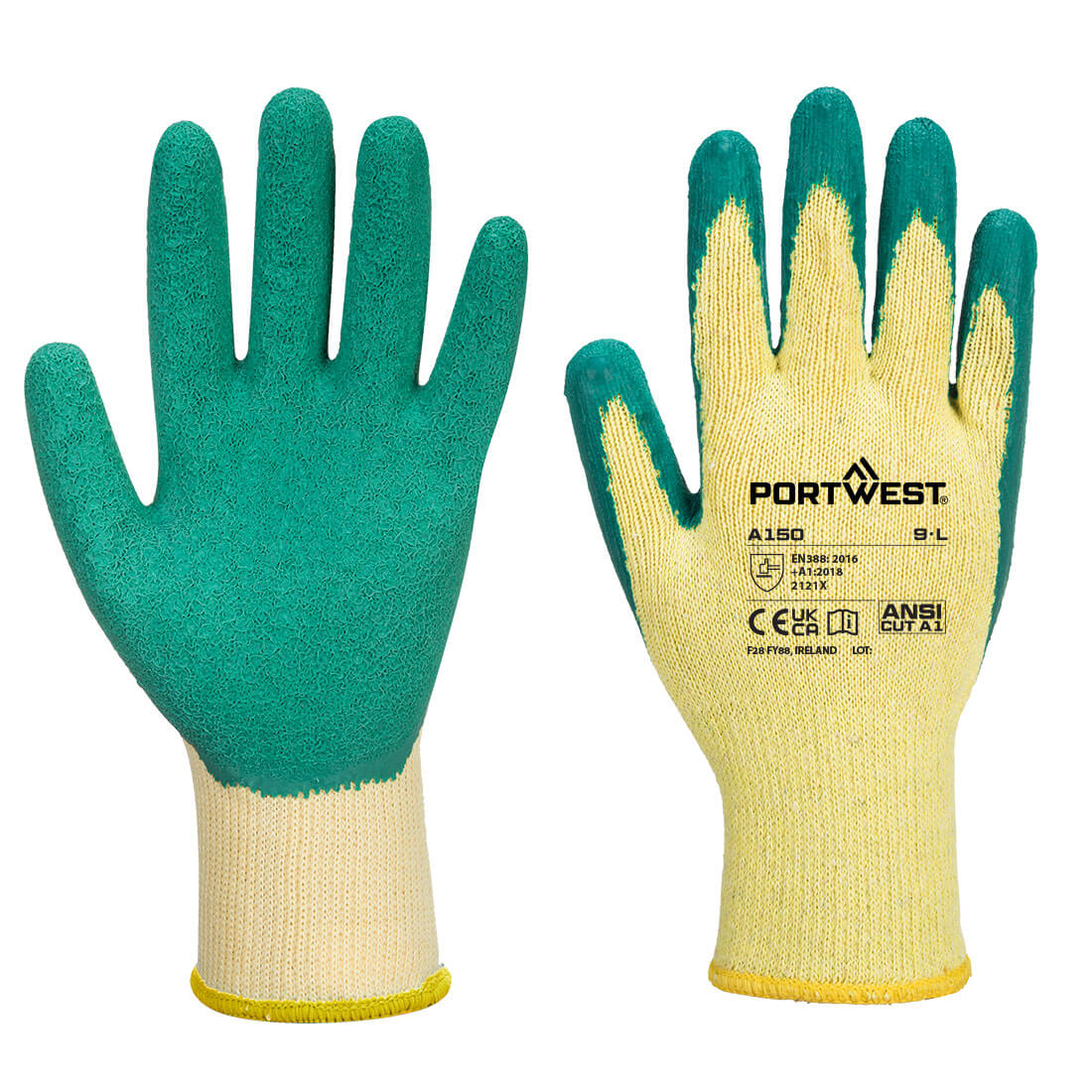 Portwest A150 — Grip 10 Latex Economy Glove