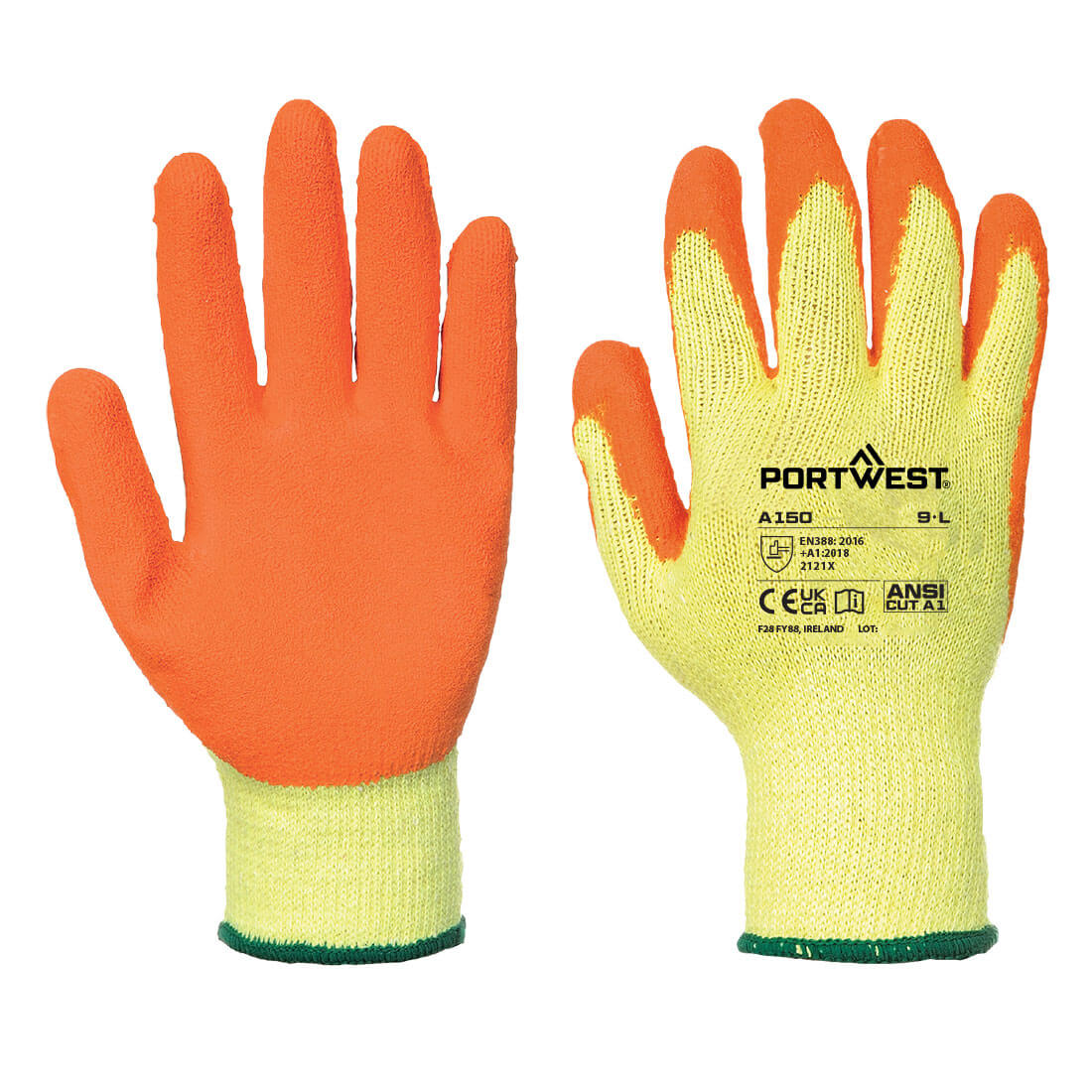 Portwest A150 — Grip 10 Latex Economy Glove