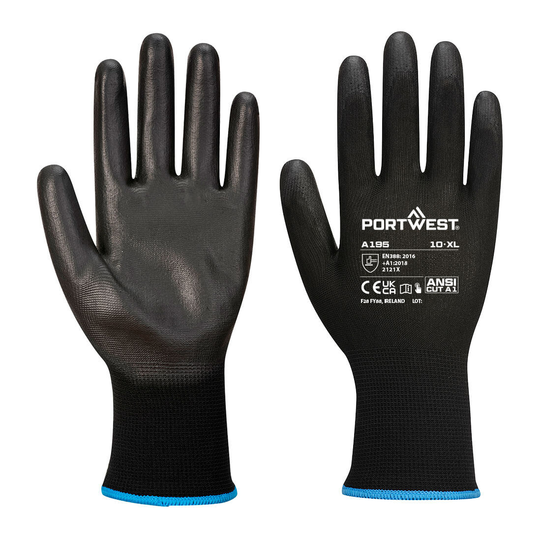 Portwest A195 — Grip 13 PU Touchscreen Glove