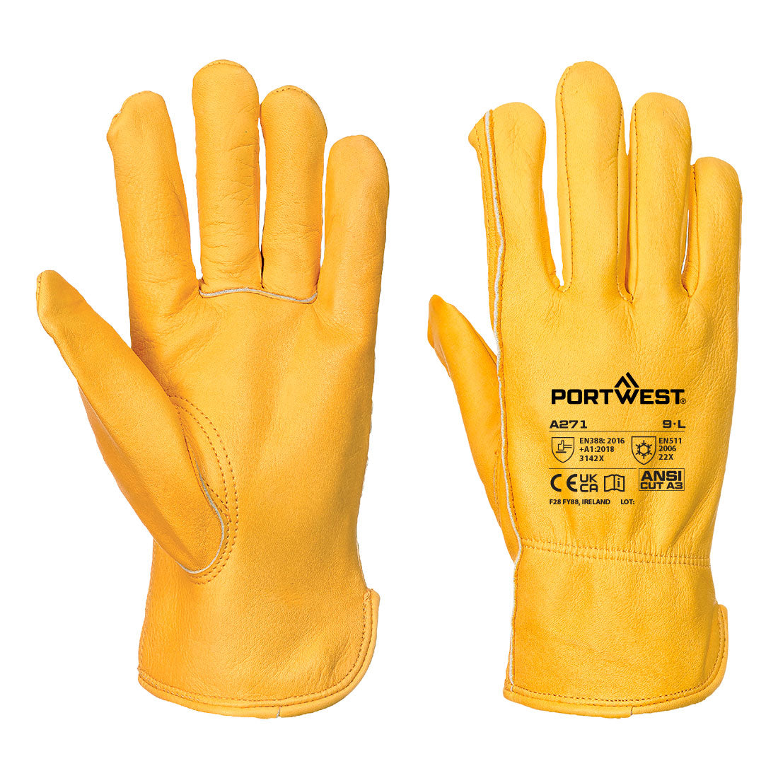Portwest A271 — Cold 200 Cow Grain Driver Glove