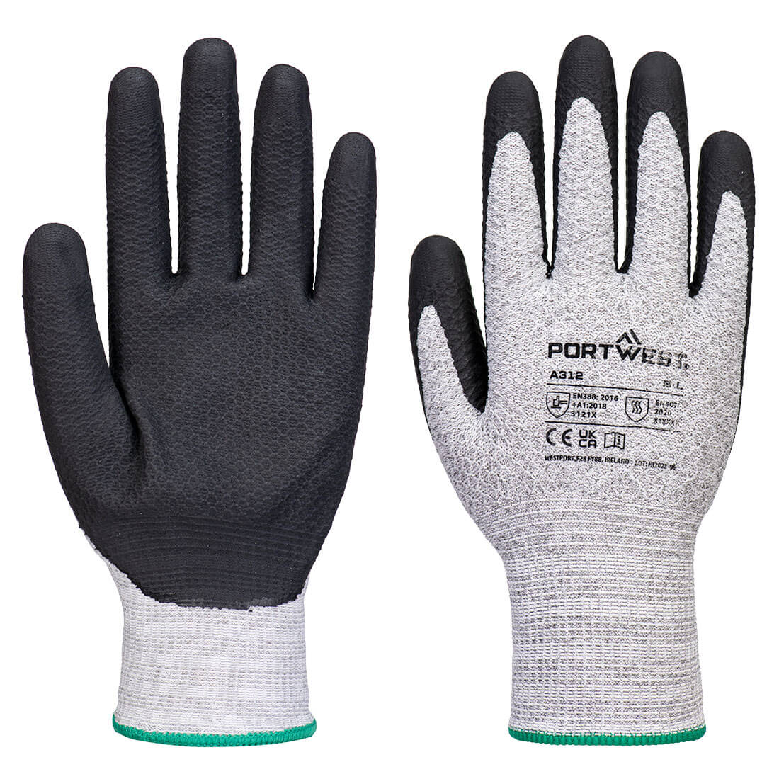 Portwest A312 — Grip 13 Nitrile Diamond Knit Glove (Pk12)