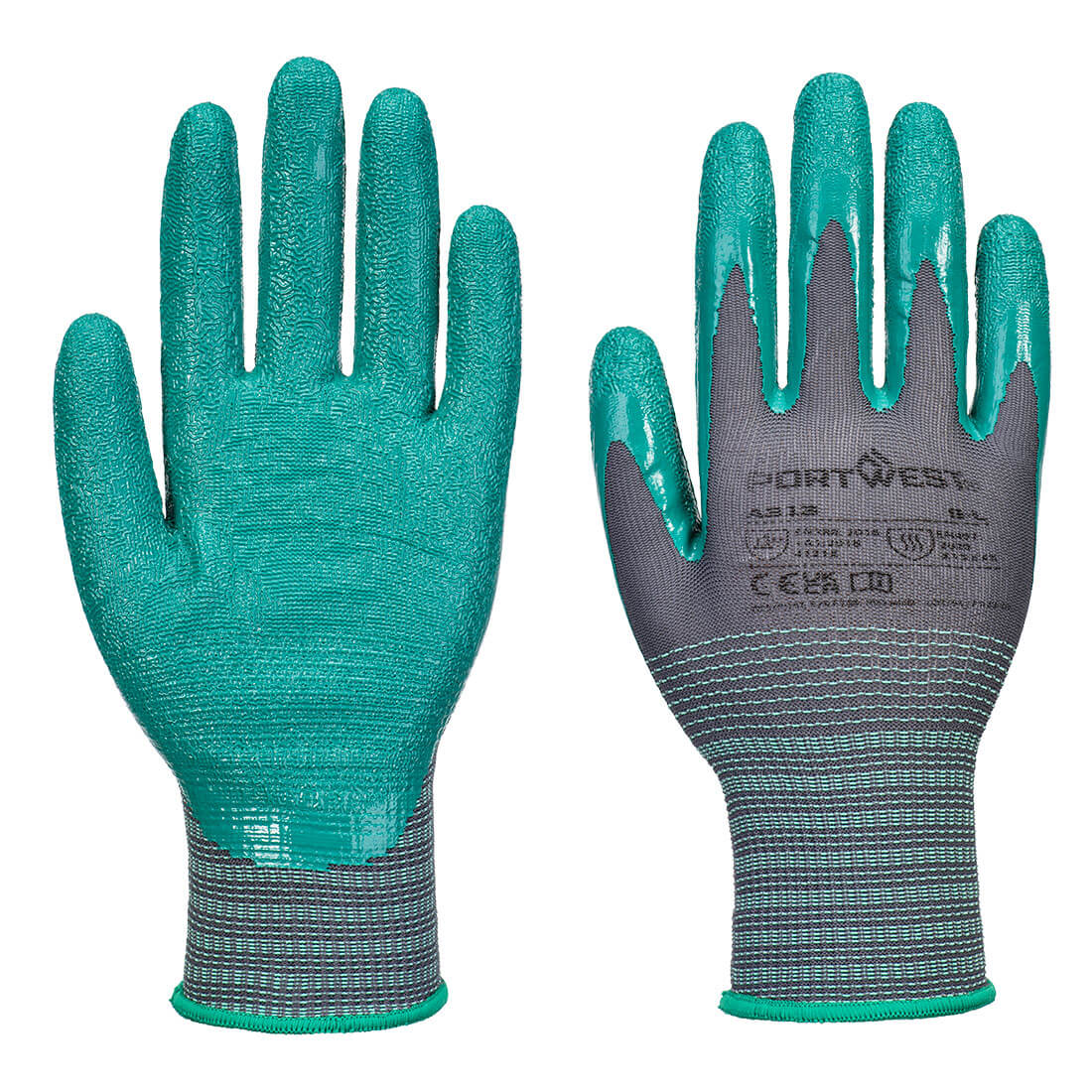 Portwest A313 — Grip 15 Nitrile Crinkle Glove (Pk12)