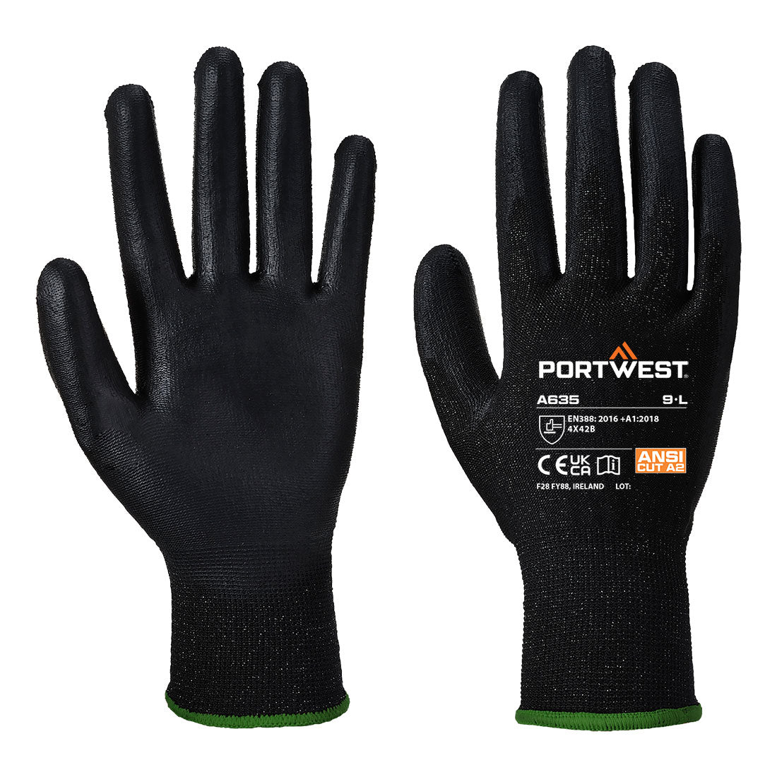 Portwest A635 — Cut B13 PU Economy Glove