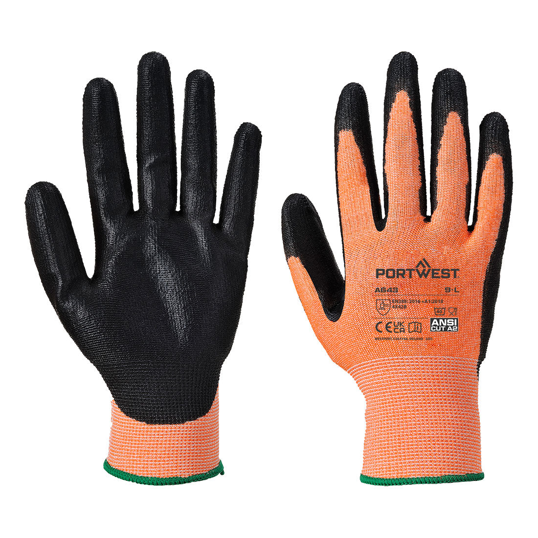 Portwest A643 — Cut B13 Nitrile Amber Glove