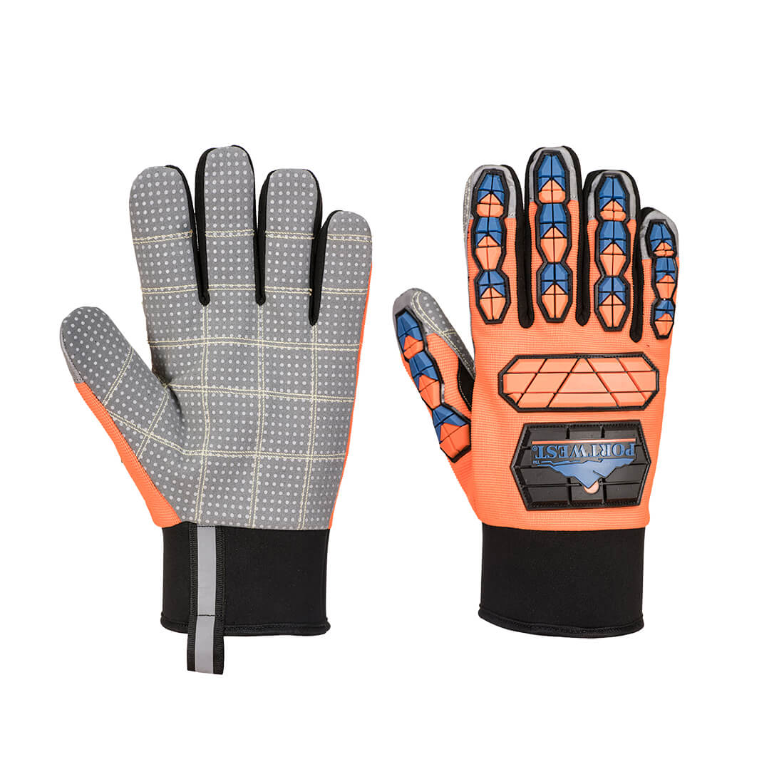 Portwest A726 — Impact B205 Waterproof Dotted Palm Glove