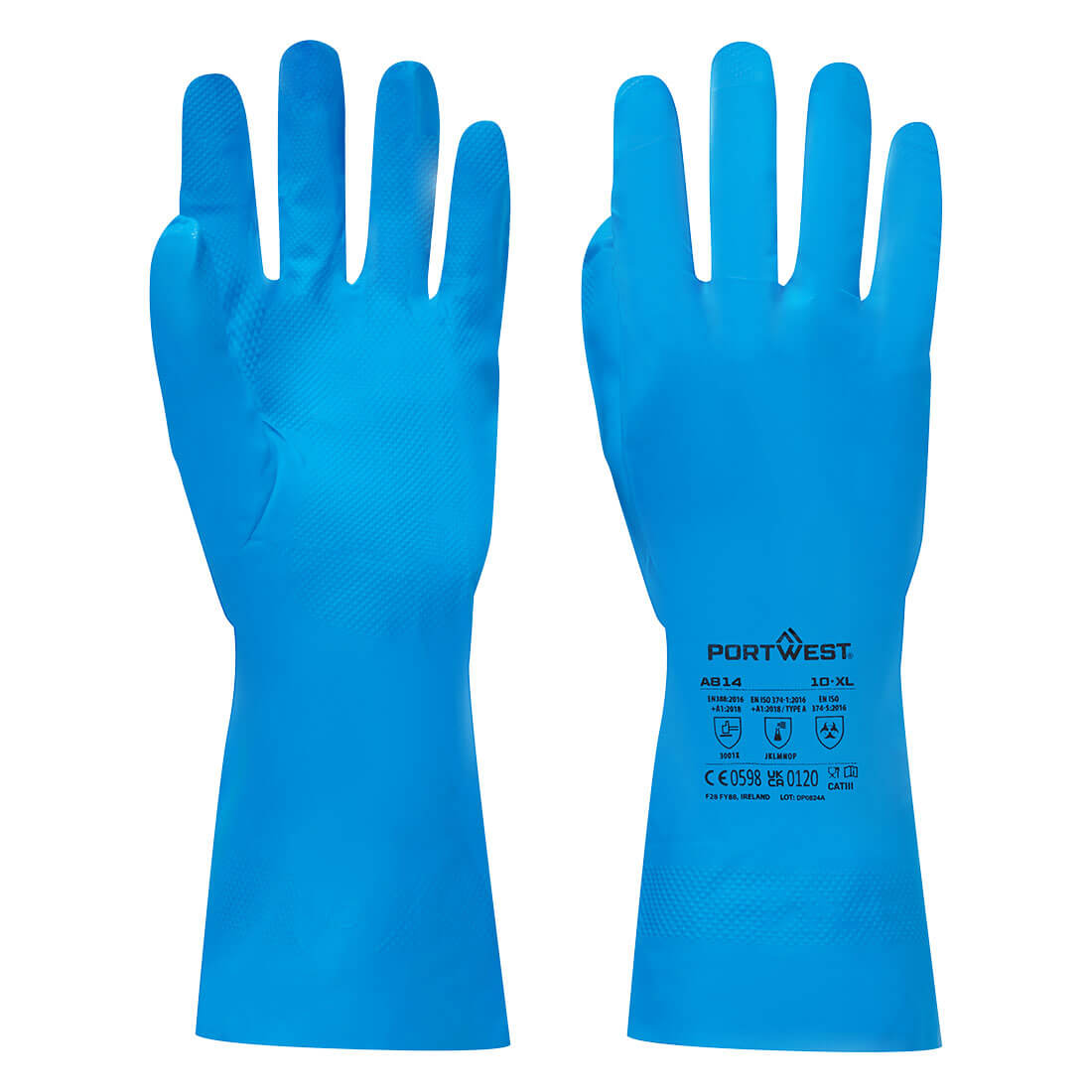 Portwest A814 — Chem 330 Nitrile Food Gauntlet