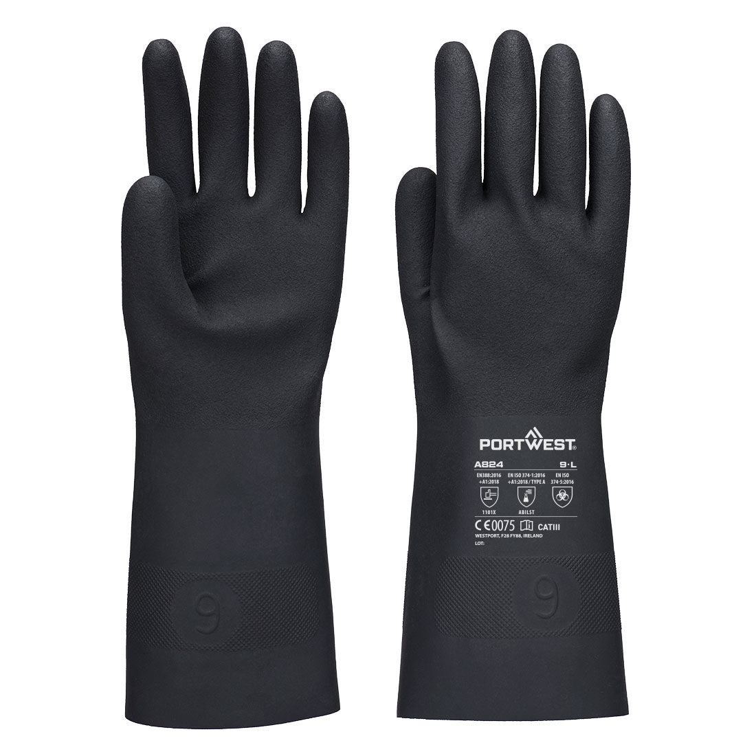 Portwest A824 — Chem 350 Butyl Gauntlet