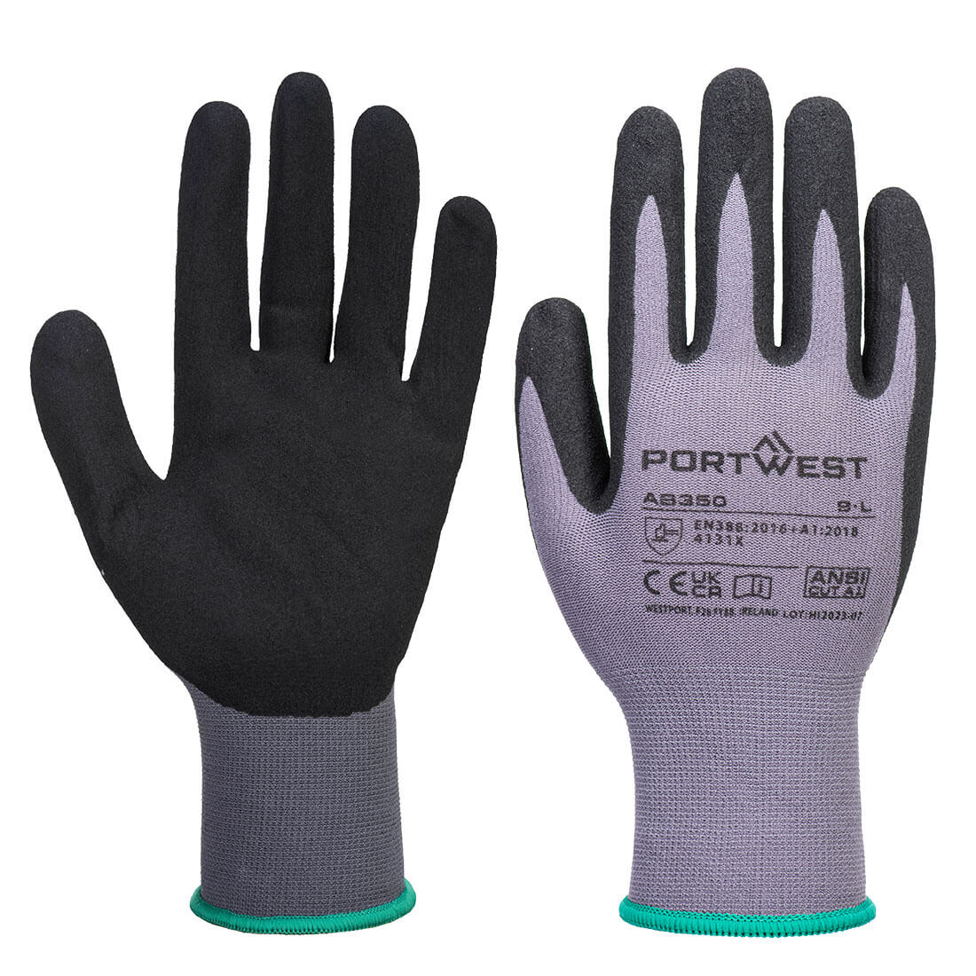 Portwest AB350 — Grip 15 Nitrile Sandy Essential Multipack (Pk12)
