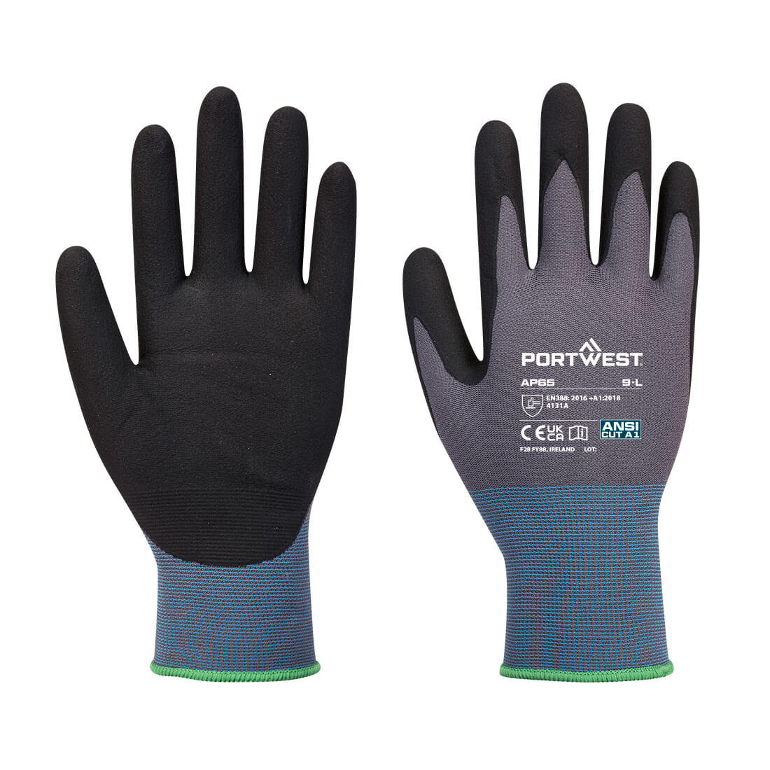 Portwest AP65 — Grip 15 Nitrile Foam Texpel Glove