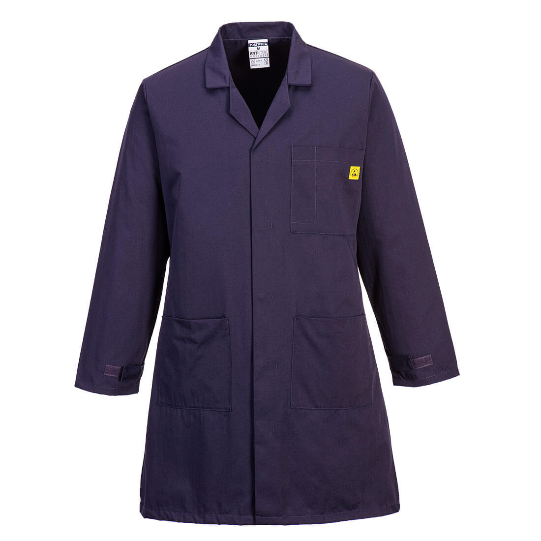 Portwest AS10 — Anti-Static ESD Coat