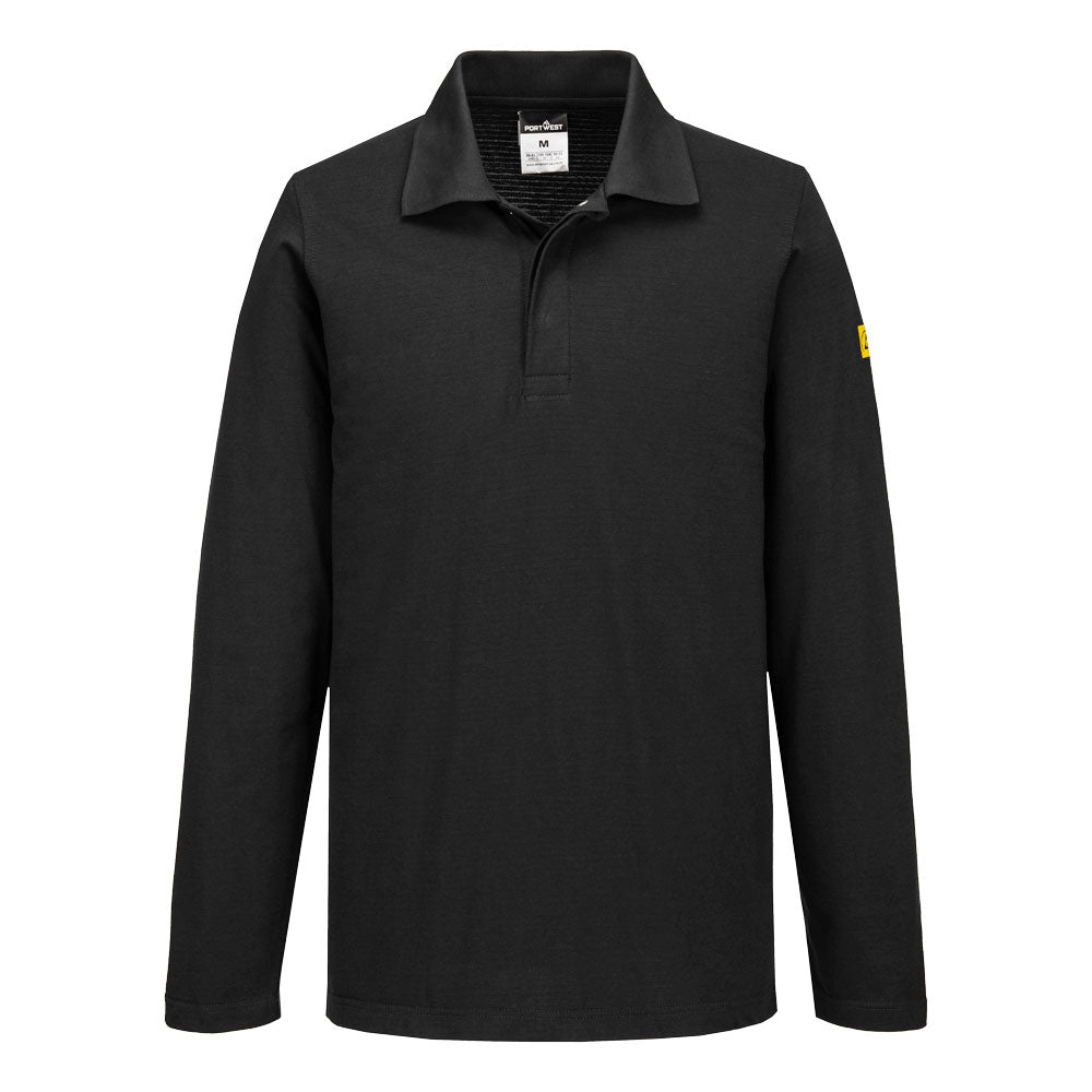 Portwest AS23 — Anti-Static ESD Polo Shirt L/S