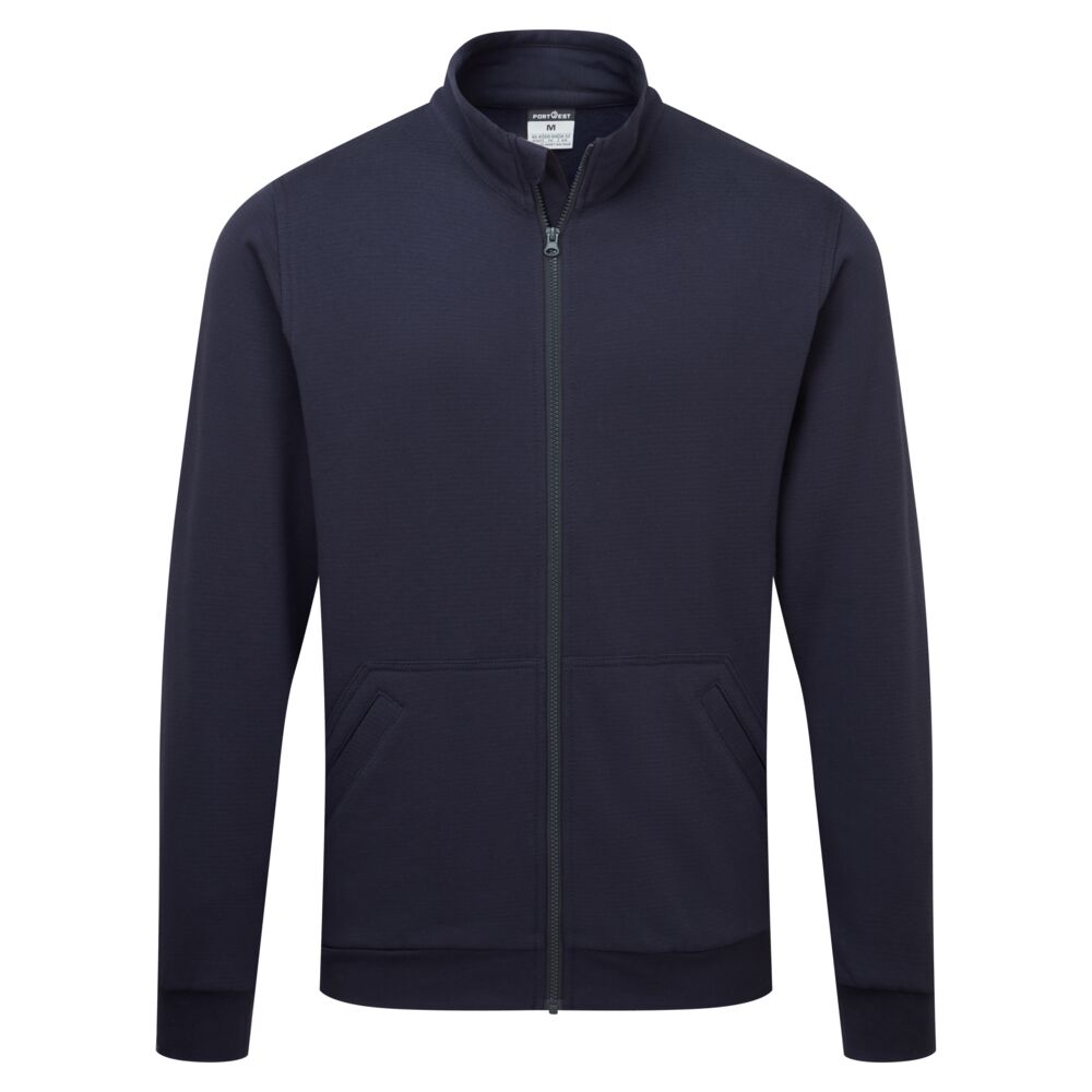 Portwest AS25 — Anti-Static ESD Zip Sweatshirt