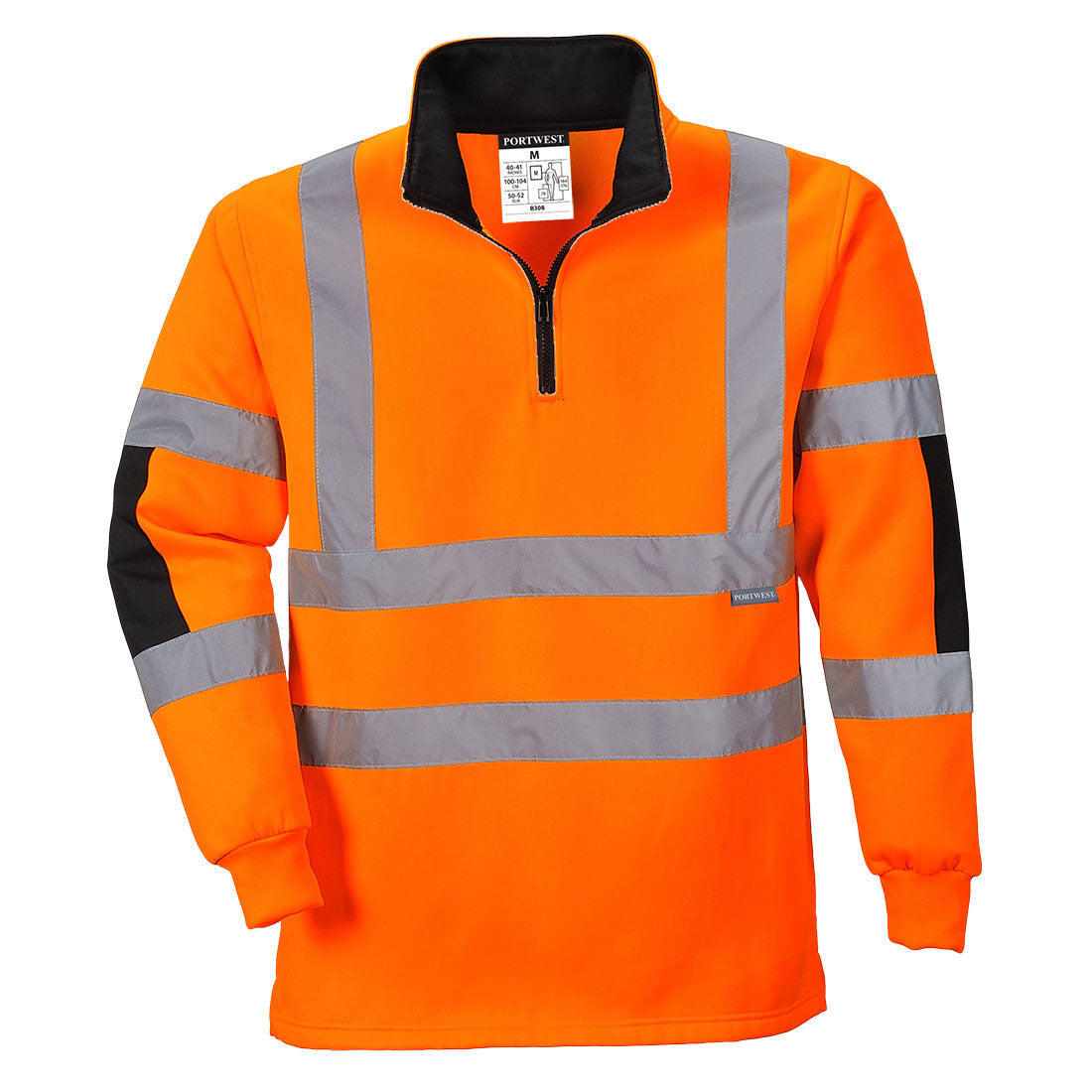 Portwest B308 — Xenon Hi-Vis Rugby Shirt