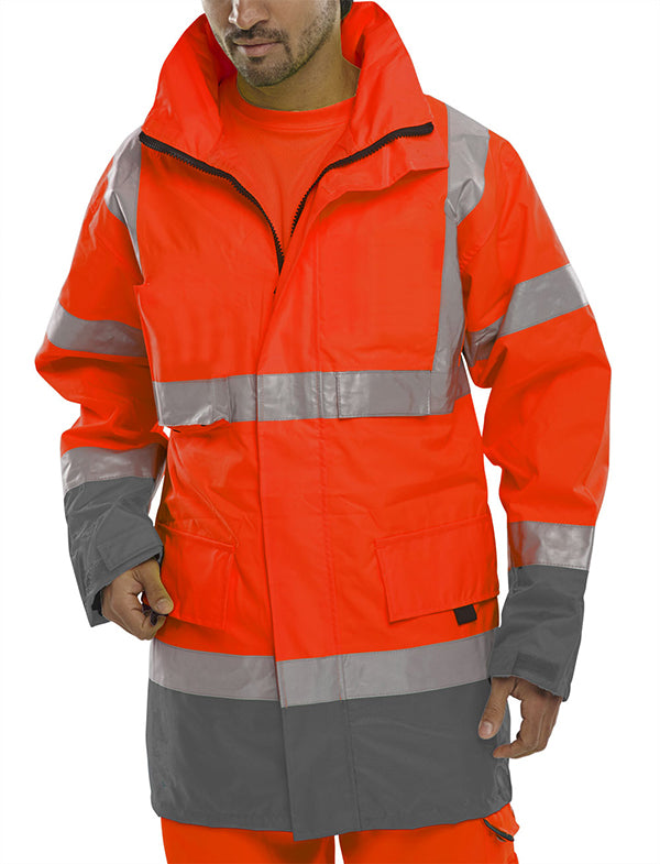 Beeswift BD109REGYXL — BD109 RE/GY TRAFFIC JACKET XL