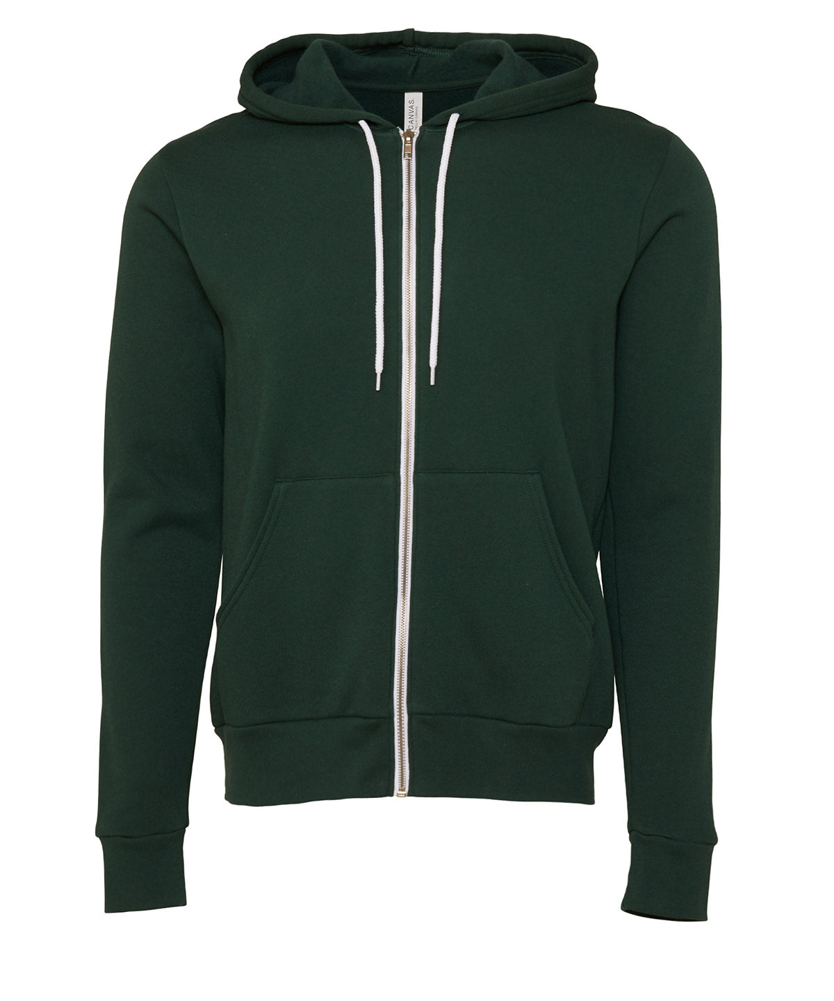 Bella Canvas BE106 — Unisex polycotton fleece full-zip hoodie