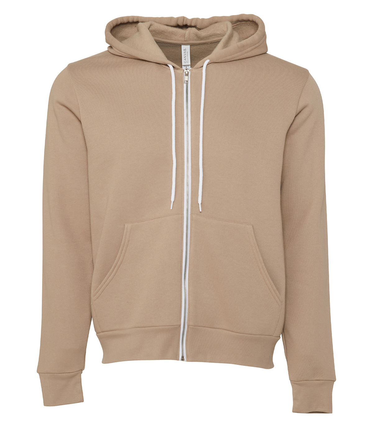 Bella Canvas BE106 — Unisex polycotton fleece full-zip hoodie
