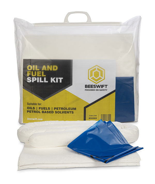 Beeswift BESOSK50 — 50L OIL ONLY SPILL KIT IN VINYL HOLDALL