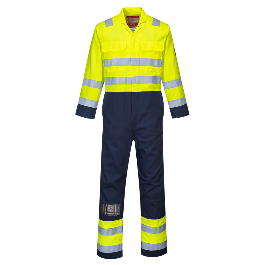 Portwest BIZ7 — Bizflame Work Hi-Vis Contrast FR Coverall