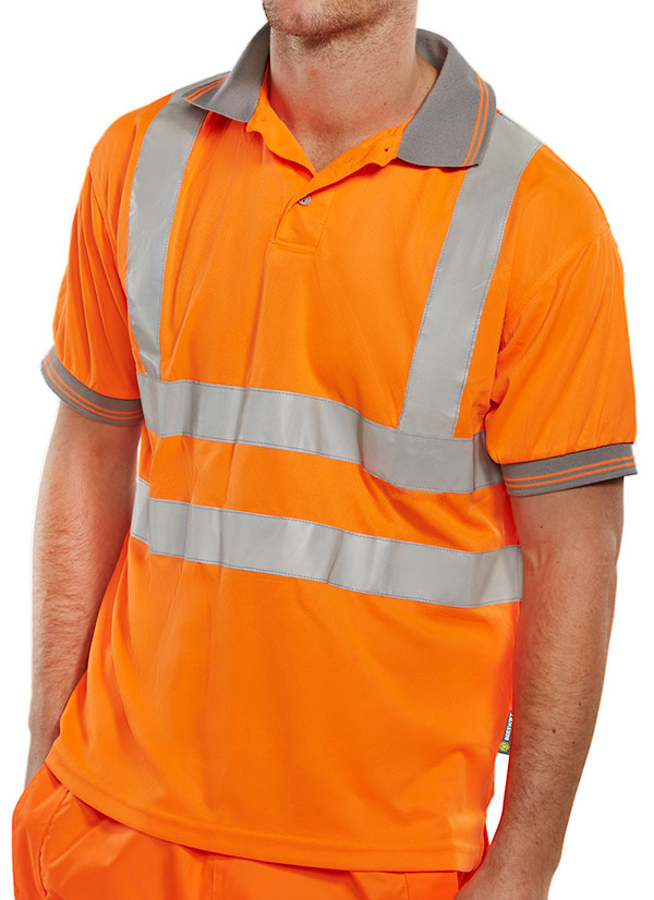 BSEEN EN ISO 20471 POLO OR — Beeswift BPKSE