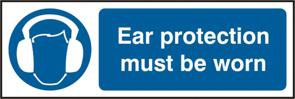 Beeswift BSS11405N — EAR PROTECTION RIGID PVC SIGN