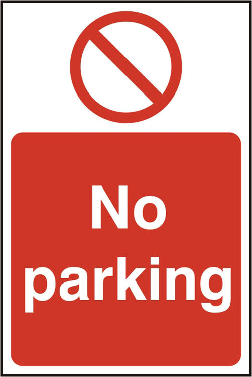 Beeswift BSS11627N — NO PARKING RIGID PVC SIGN