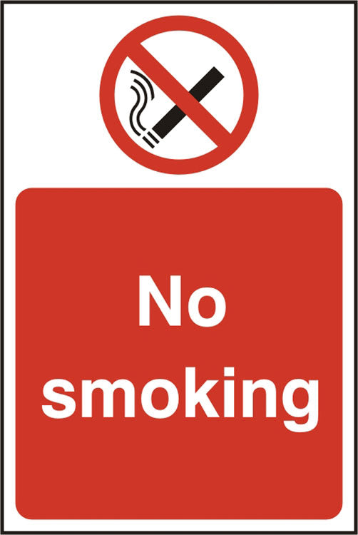 Beeswift BSS11811N — NO SMOKING RIGID PVC SIGN