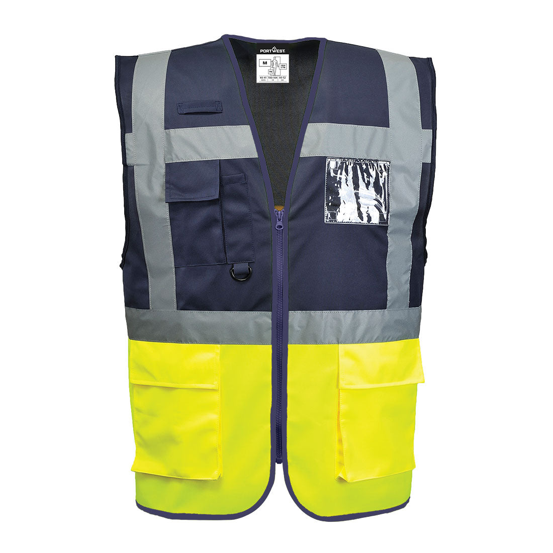 Portwest C276 — Paris Hi-Vis Contrast Executive Vest