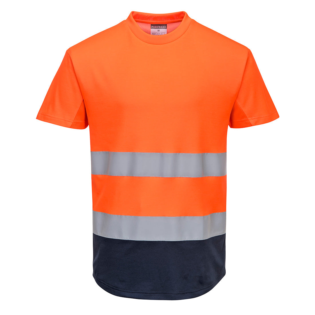 Portwest C395 — Hi-Vis Contrast Mesh Insert T-Shirt S/S