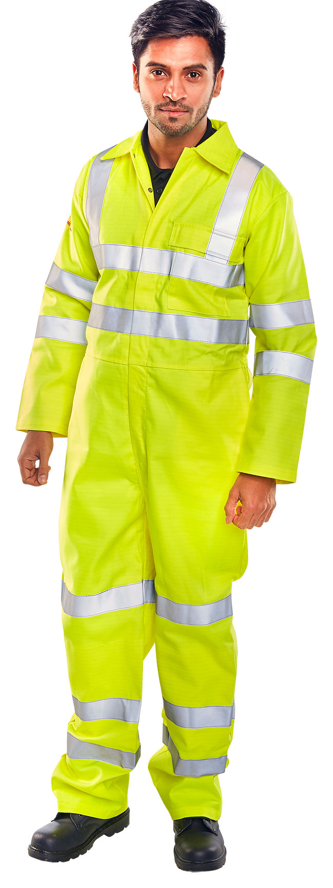 Beeswift CFRASTEBS — Tesla Fire Retardant Hi-Vis Anti-Static Boilersuit