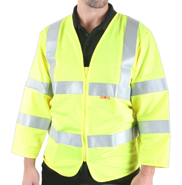 Beeswift CFRPKJ3QSY — HI VIZ FIRE RETARDANT 3/4 JERKIN