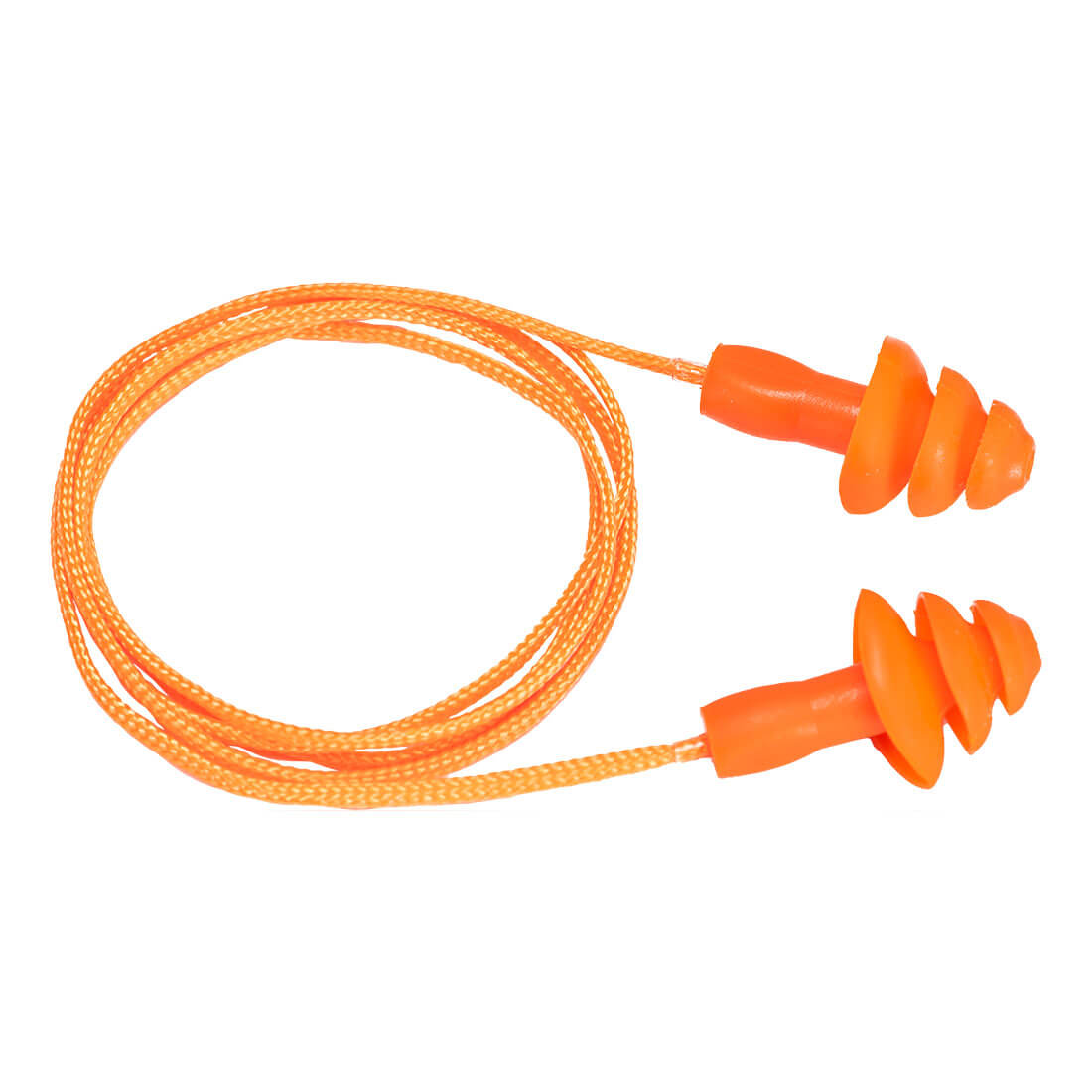 Portwest EP04 — Reusable Corded TPR Ear Plugs (50 Pairs)