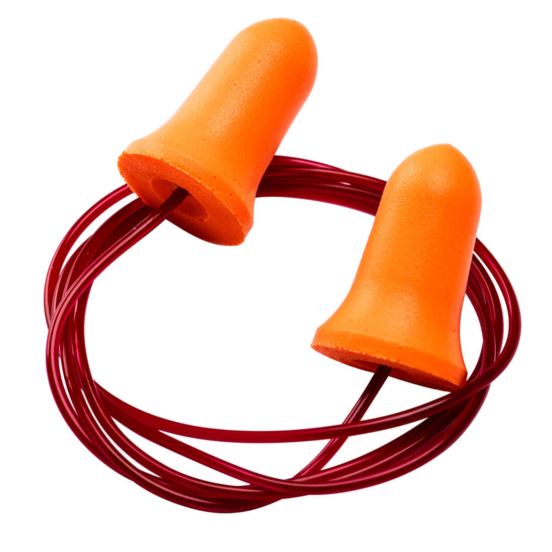 Portwest EP09 — Bell Comfort PU Foam Ear Plugs Corded (200 Pairs)