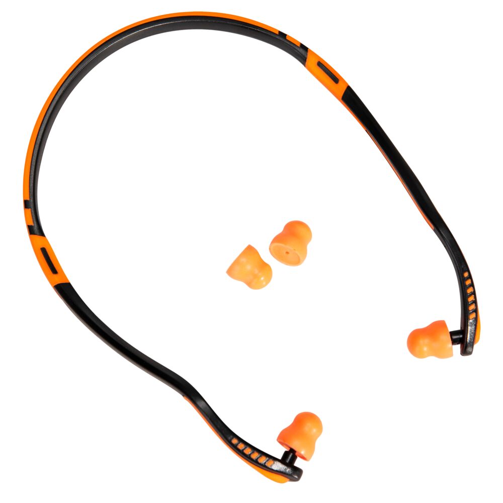 Portwest EP11 — Easy Fit PU Ear Plugs Banded (2 Pairs)