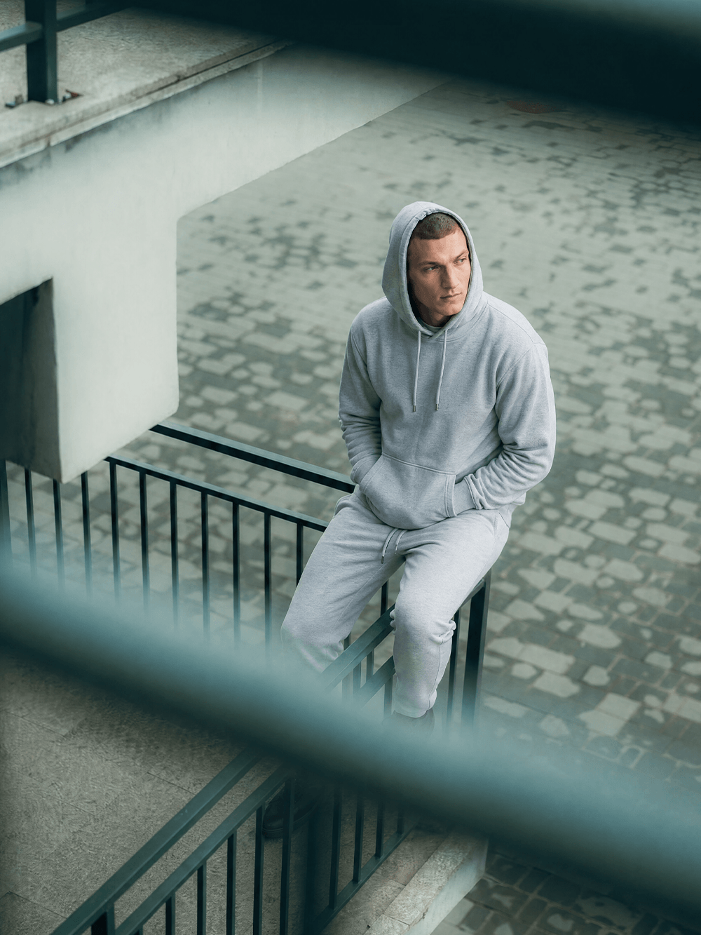 Pullover Hoodie — Dark Heather (Earth Positive® EP301)